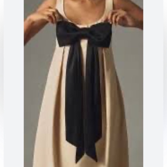 Maeve Sleeveless Bow-Front Barrel Column Midi Dress NWOT - Picture 12 of 13